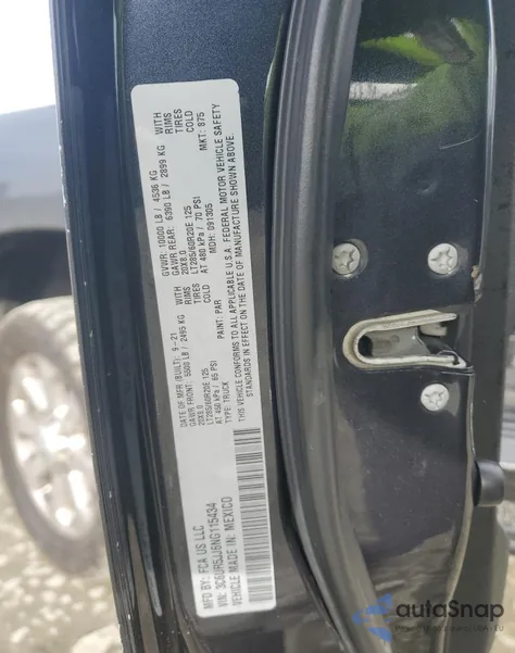 2022 Ram 2500 Big Horn/Lone Star из США, поврежденный, VIN 3C6UR5JJ6NG115434